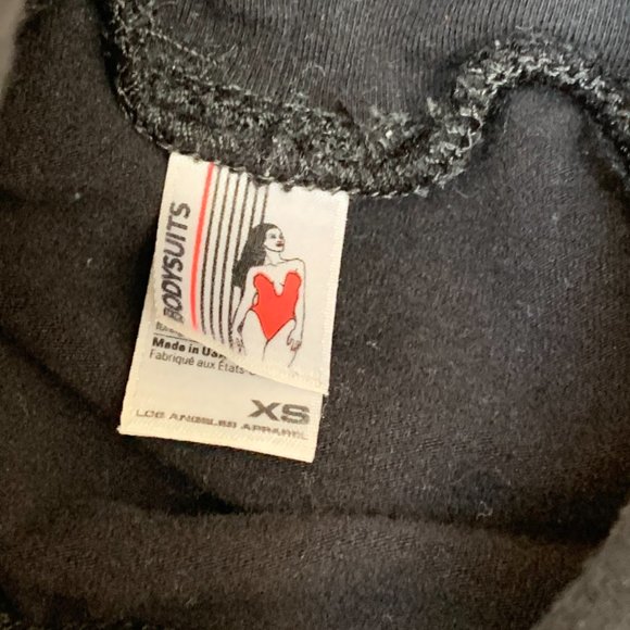 american apparel cropped cotton spandex turtleneck - Picture 2 of 3